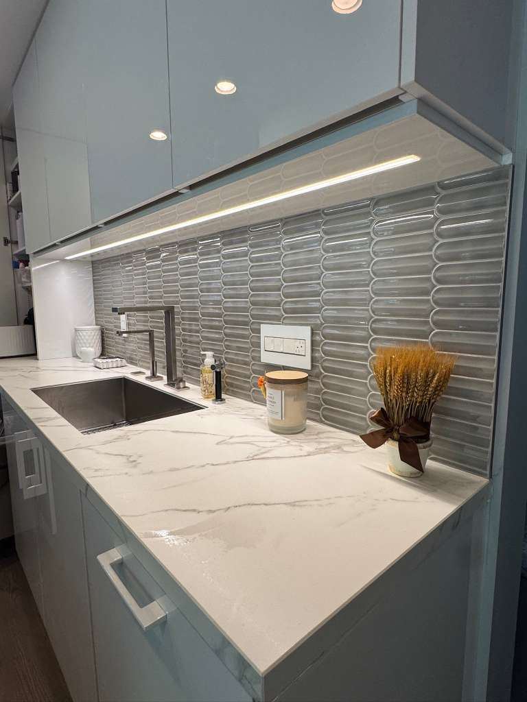 Kitchen counter after remodel