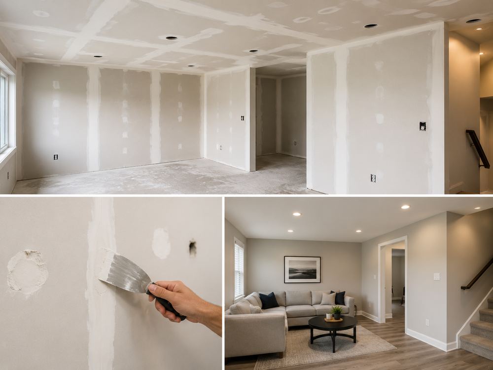 Drywall and ceiling repair by Beazley Home Services