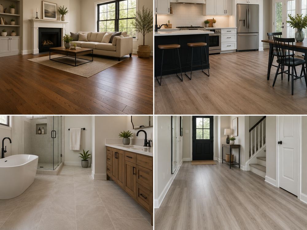 Flooring installation by Beazley Home Services